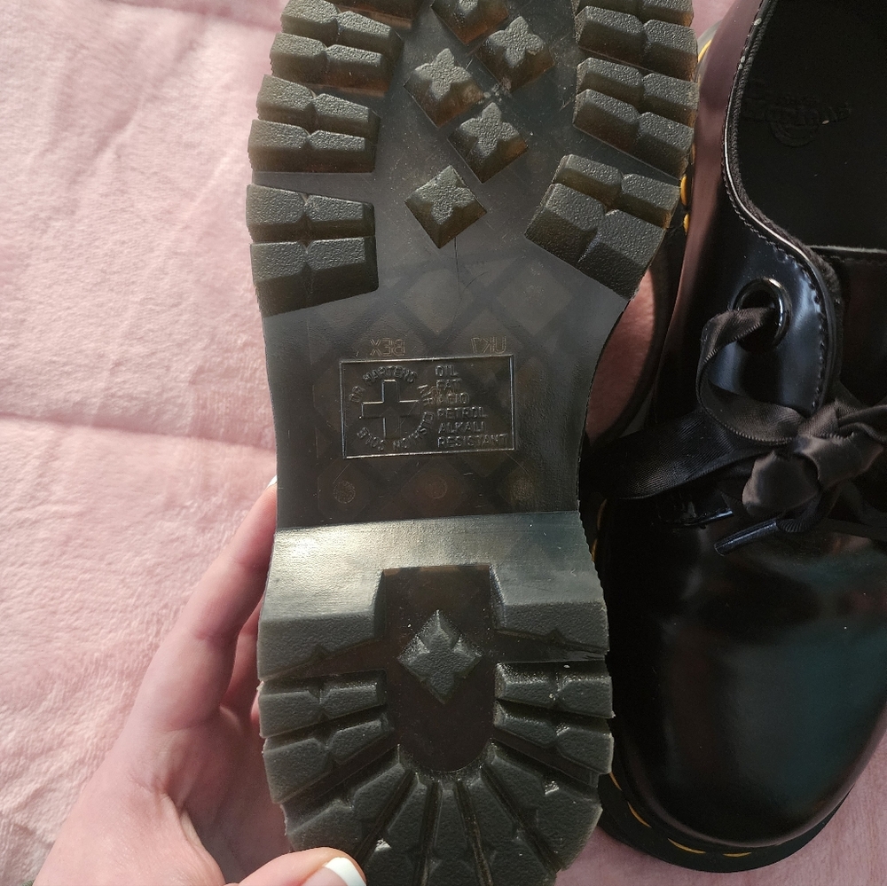 Dr. Martens Black Platform Lace-Up Shoes | Y2K Grunge - Picture 6 of 8